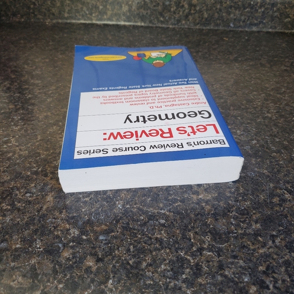 Barron's Let's Review Geometry Book Unused Paperback - Picture 5 of 7
